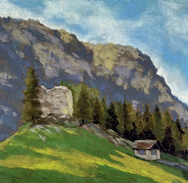 Italian hillside